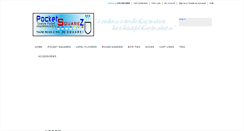 Desktop Screenshot of pocketsquarez.com